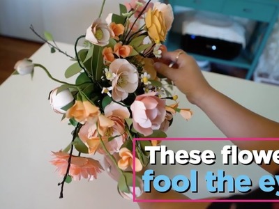 These DIY paper flowers fool the eye with stunningly realistic details