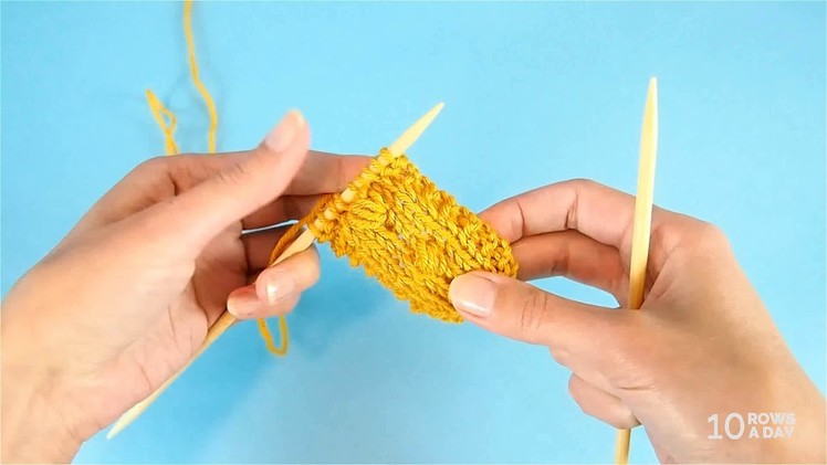 Three ways to knit nupps