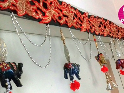 Toran making ideas | Handmade door hangings door hanger design |hindu doordecor |door hanging online