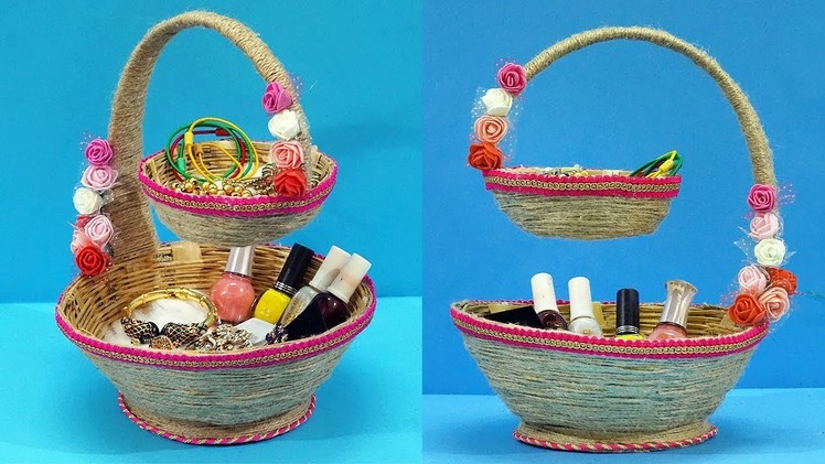 Amazing way to Reuse Old basket to make DIY Organizer | Easy Best out of Waste