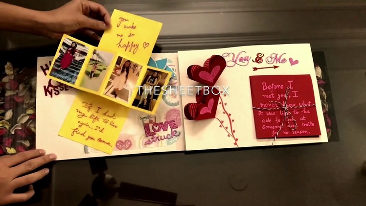 Birthday scrapbook for Wife