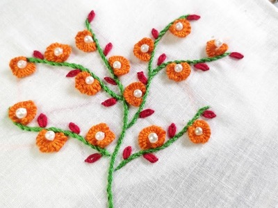 Cast On Stitch Embroidery (Hand Embroidery Work)