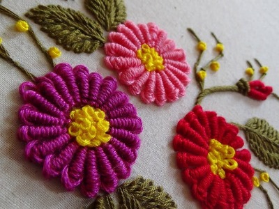 Hand Embroidery: Cone Bullion Knot Stitch