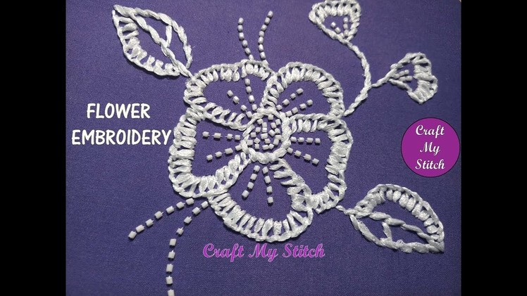 Hand embroidery | Flower embroidery