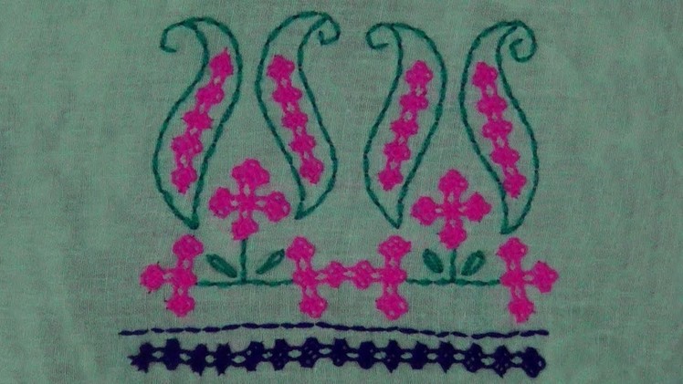 Hand Embroidery : Kutch Embroidery. Gujrati Stitch. Sindhi Embroidery