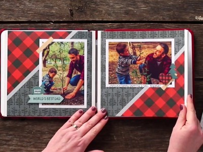 Lumberjack Father's Day Scrapbook Promo by Creative Memories