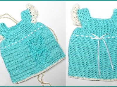 Crochet Tutorial: Happy Hearts Baby Dress