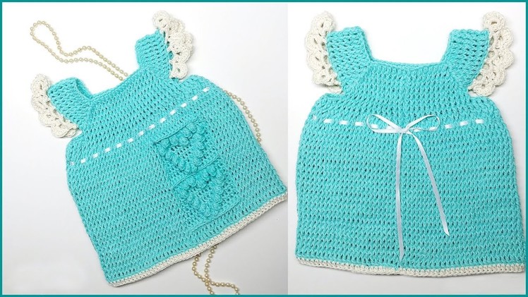 Crochet Tutorial: Happy Hearts Baby Dress