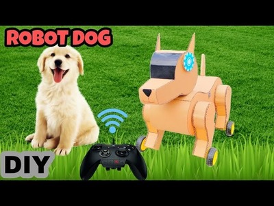 DIY wireless robot dog at home. the troops