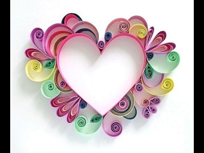 EASIEST Quilling Card cover | The most Atttractive quilling Project |