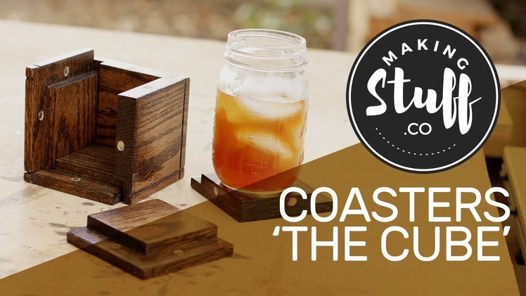 How to Make Wooden Coasters - The Cube - MakingStuff