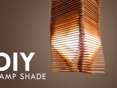 Lamp Shade:Do it Yourself | Easy Decorative ideas with Popsicle Stick