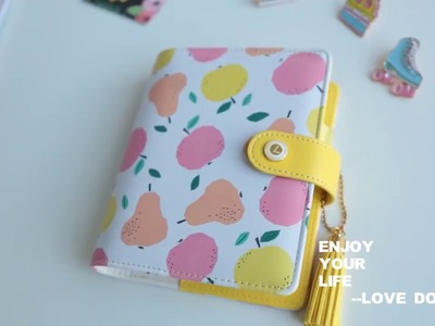 Lovedoki Cute Fruit Binder Notebook A7 Dokibook Planner 2018 Creative Stationery Diary Journals