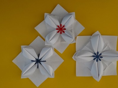 Origami Succulent flower 折纸多肉花