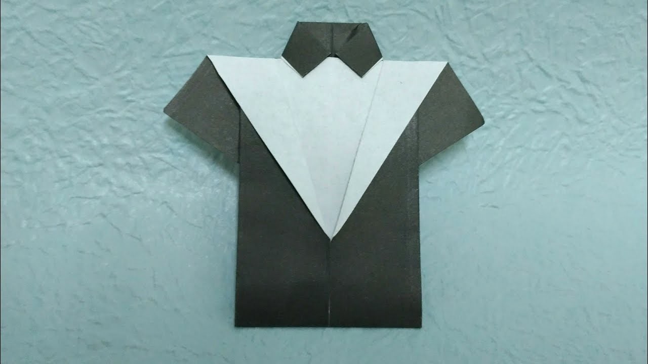 Origami Suit Tutorial 西裝摺紙教學