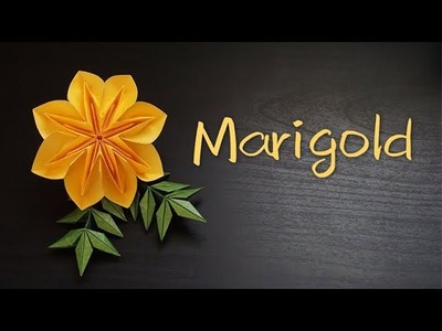 Origami Tutorial: Marigold (Toshikazu Kawasaki)｜Hello Malinda