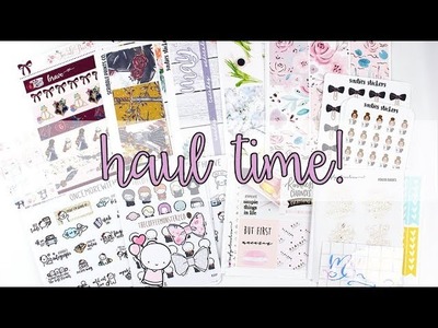 Planner Sticker Haul! | MandyPlans