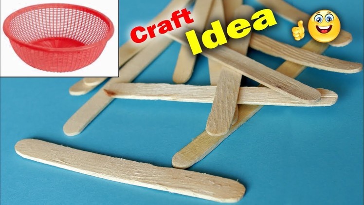Candy Stick craft ideas 2018 || Handmade Craft Idea || Fruit Basket Craft Idea || DIY Craft at Home