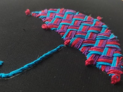 Checkered Stitch (Hand Embroidery Work)