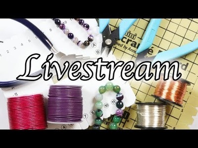 Create along with me Live Stream ⎮ Egyptian style jewellery