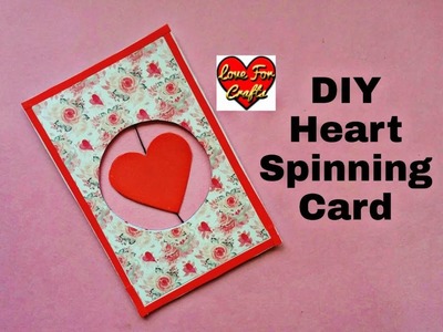 Heart Spinning Card | DIY Greeting Card | Anniversary Gift Idea