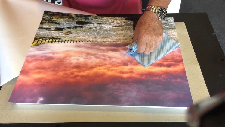 How to block mount a 20" x 16" Inkjet Print in 3 minutes!