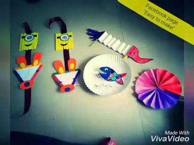 Art craft summer camp activities best out of waste