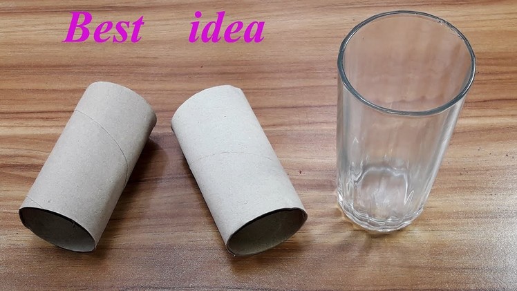 Best craft idea | Best out of waste | DIY arts and crafts | DIY HOME DECO - out of tissue paper roll