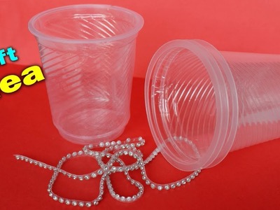 Best Craft Idea out of Waste Disposable Glass | Desk Organization | Handmade Craft Waste Mathi Best