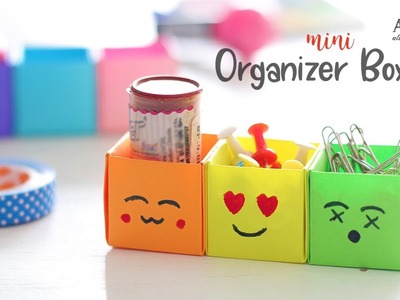 DIY Mini Organizer Boxes | Desk Decor | Craft Ideas