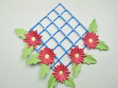 DIY | Simple Home Decor | Wall Decoration | Hanging Flower | Paper Craft Decorations Ideas