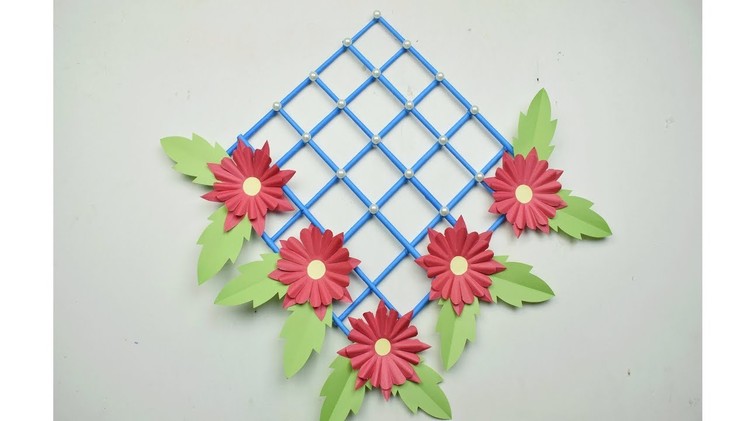 DIY | Simple Home Decor | Wall Decoration | Hanging Flower | Paper Craft Decorations Ideas