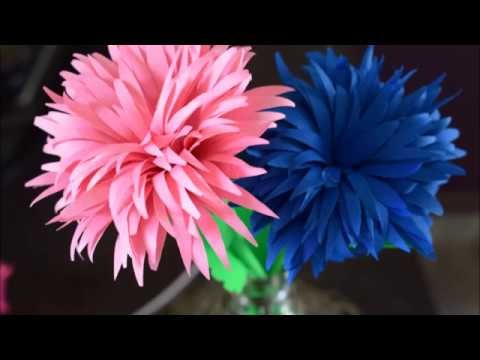 How Make Paper Flower :Flower Paper Craft | DIY -Paper Crafts|