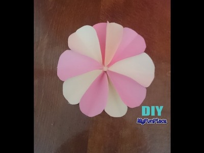 How To Make A Paper Flower - DIY - Paper Craft