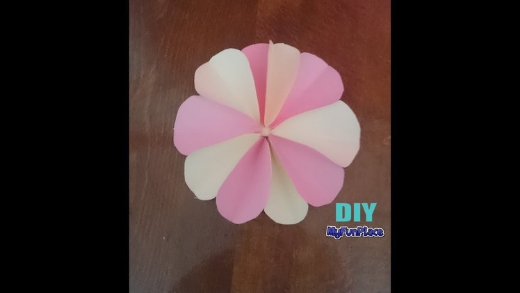 How To Make A Paper Flower - DIY - Paper Craft