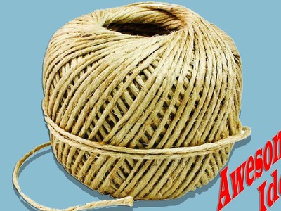 Jute Rope Craft Ideas | How make Awesome ideas with Jute Rope-best out of waste