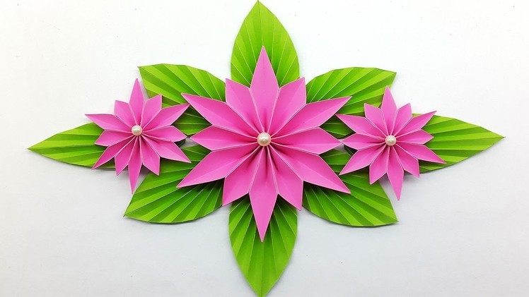 Make Paper Flower for Home Decor - DIY Paper Craft