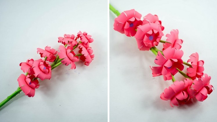 Paper Flower Stick - Paper Flower - Paper Craft- Handmade - Do It Yourself - ???? TheCrafty Tube