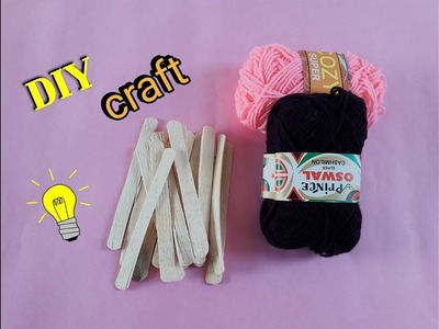 Best Craft Idea Out of Ice Cream Stick | Wall Handmad Craft at Home. DIY Room Decor Idea 2018