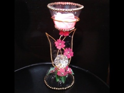 Best Craft Idea Out Of Waste Plastic Bottle ll DIY Art & Craft ll Showpiece & Lamp stand