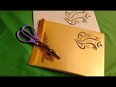 Best use of old wedding cards.Dry fruit gift box.simple craft by sowmya madhusudhan