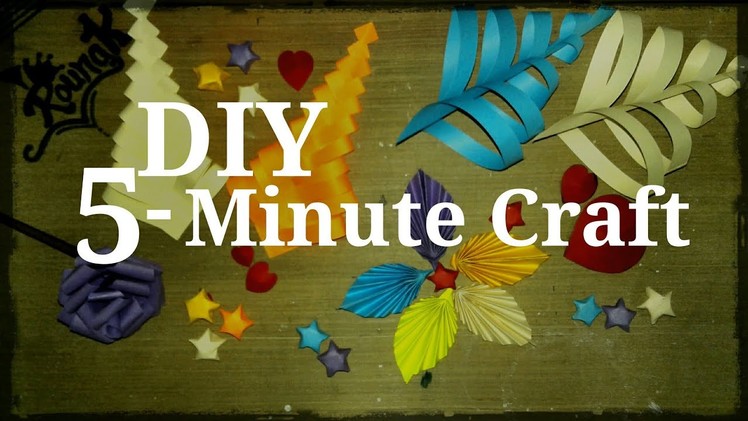 DIY 5-Minutes Craft decoration items by Origami Center