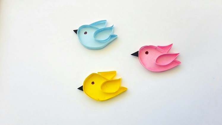DIY paper birds.How to make paper birds.easy DIY craft idea