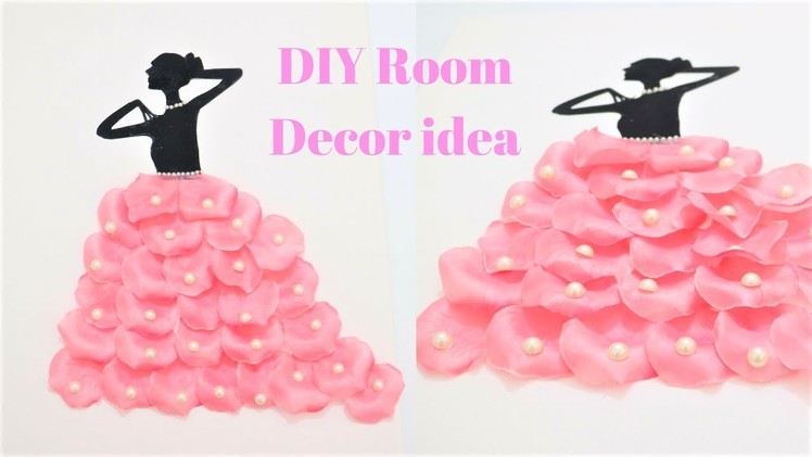 DIY Room Decor ideas~Beautiful petals craft~canvas wall art diy