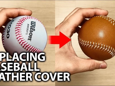 [Leather Craft] Replacing Baseball Leather Cover