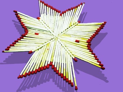 Matchstick Craft Ideas For Kids | How to make Matchstick Star Craft Idea For Kids | Mr.Paper crafts