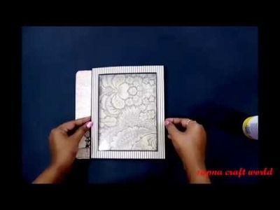 Pop up scrapbook part 5 tutorial |SAPNA CRAFT WORLD|
