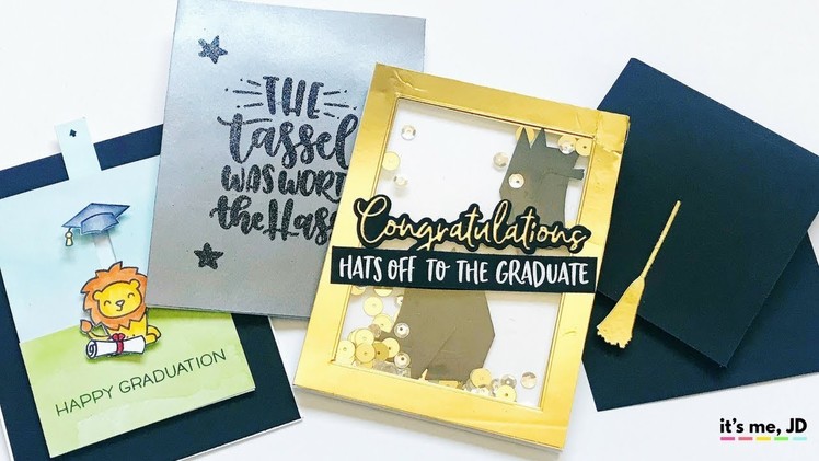 4 Easy DIY Graduation Card Ideas | Tutorial for Handmade Graduation Cards
