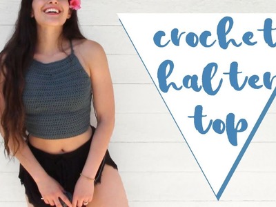 DIY Crochet Halter Top. Beginner-Friendly Crochet + Free Pattern