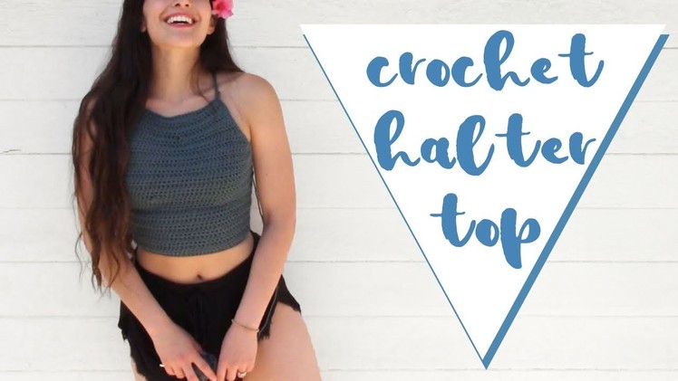 DIY Crochet Halter Top. Beginner-Friendly Crochet + Free Pattern